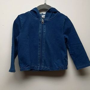 Splendid washed denim sweatshirt size 18/24 months